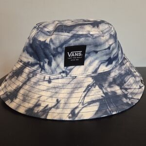 Vans Blue and White Tie-Dye Bucket Hat